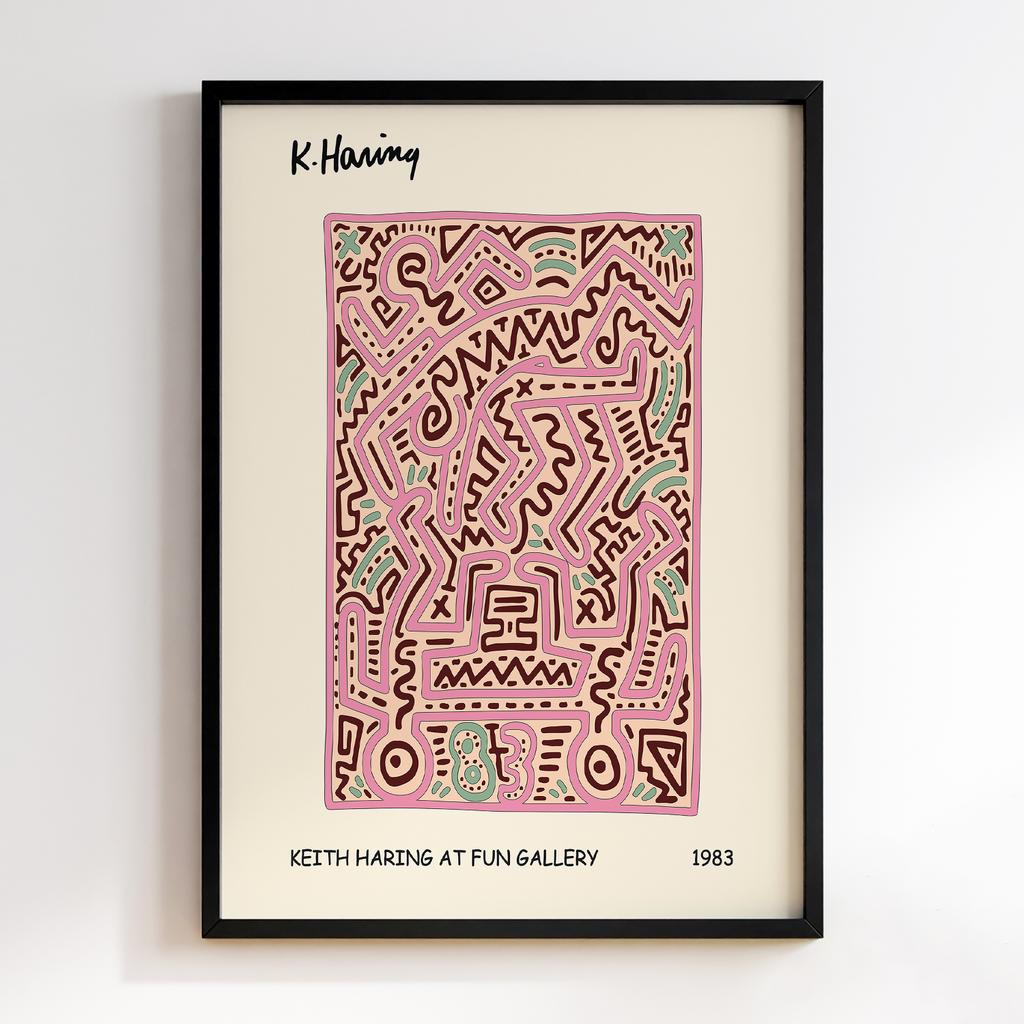 Постер Кіт Харінг (Keith Haring) KG18