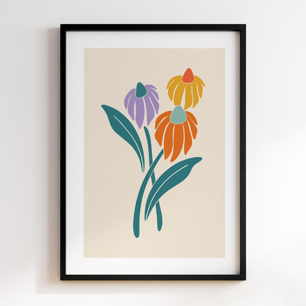 Постер Modern Flowers Art MF1246