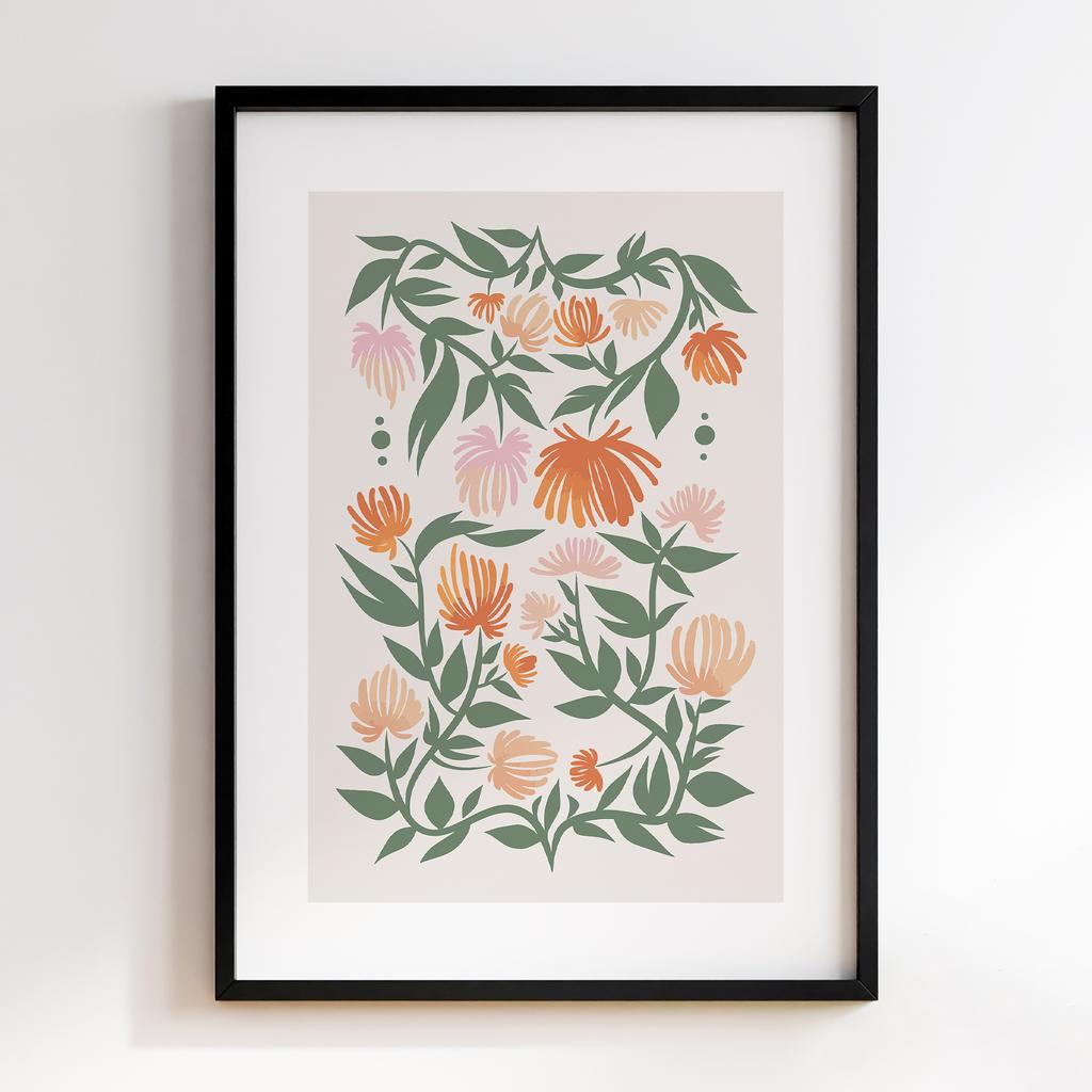 Постер Modern Flowers Art MF1296