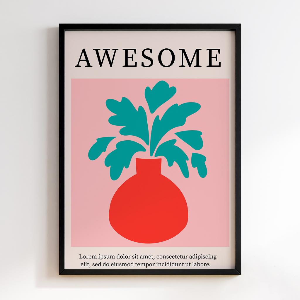 Постер Modern Flowers Art MF1314