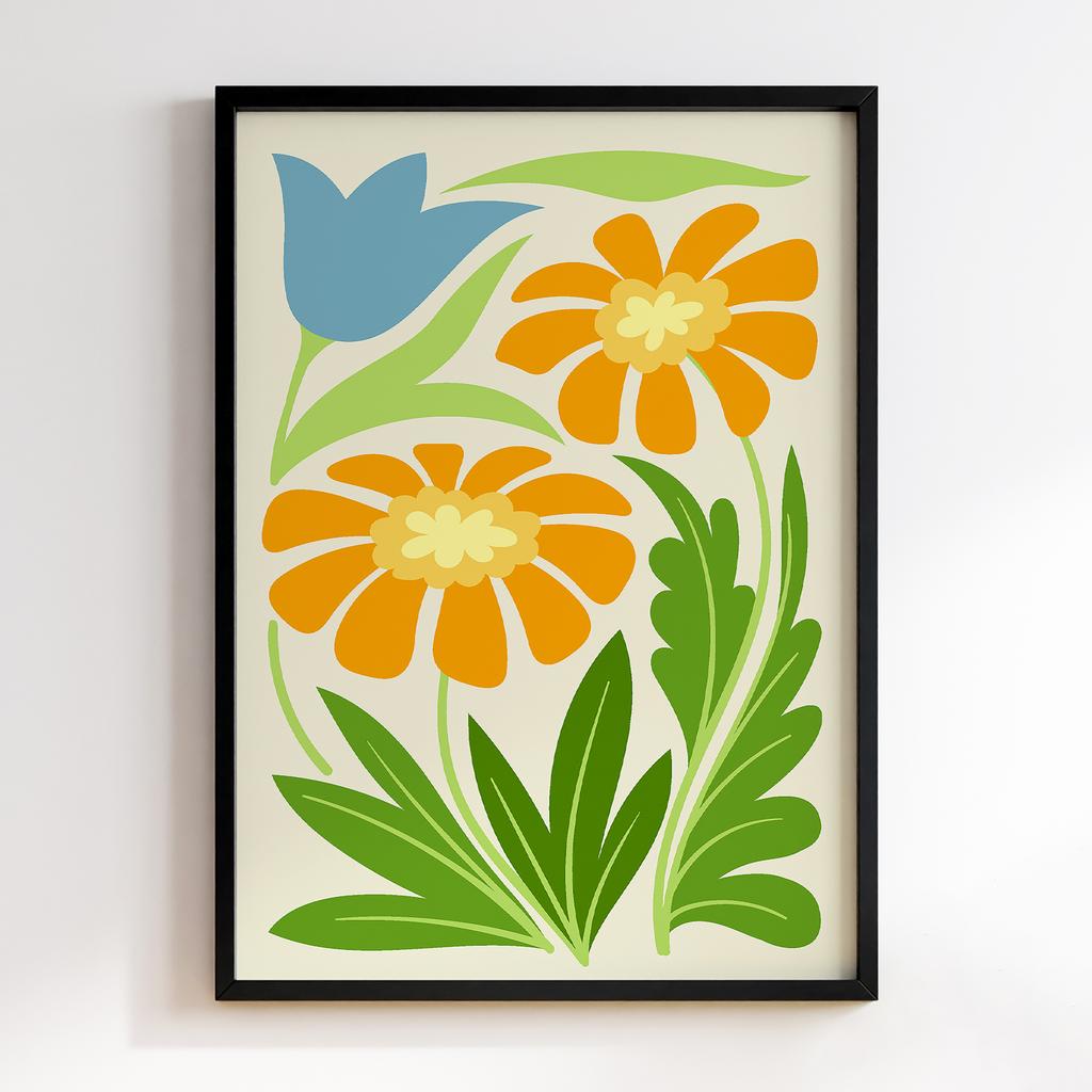 Постер Modern Flowers Art MF1331