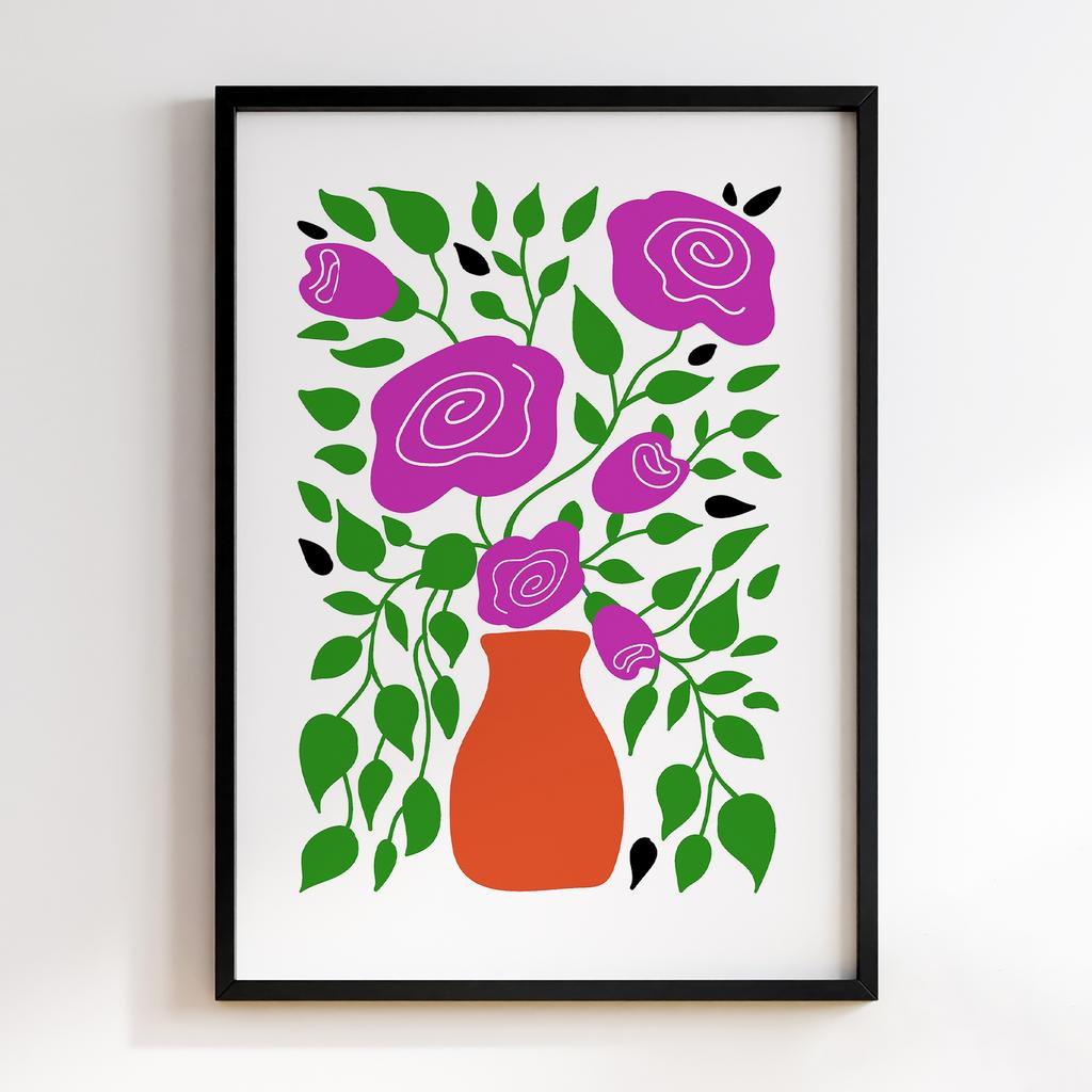 Постер Modern Flowers Art MF1346