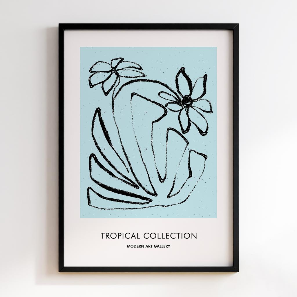 Постер Modern Flowers Art MF1356