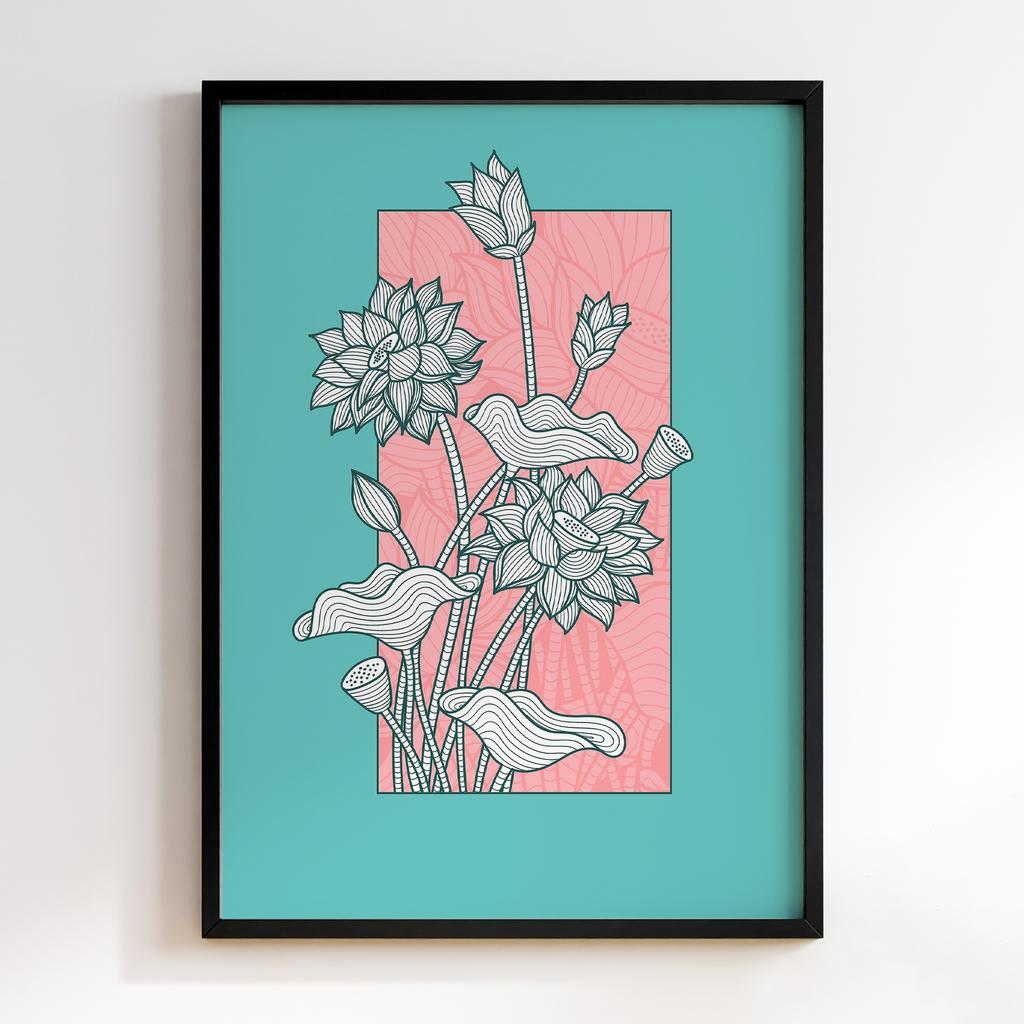 Постер Modern Flowers Art MF1371