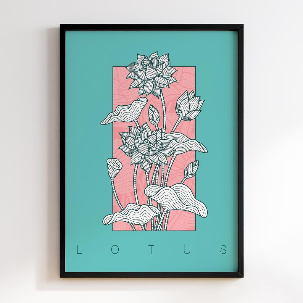 Постер Modern Flowers Art MF1372