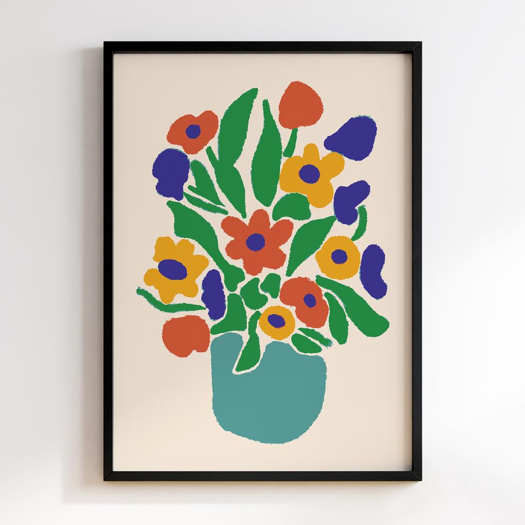 Постер Modern Flowers Art MF1389