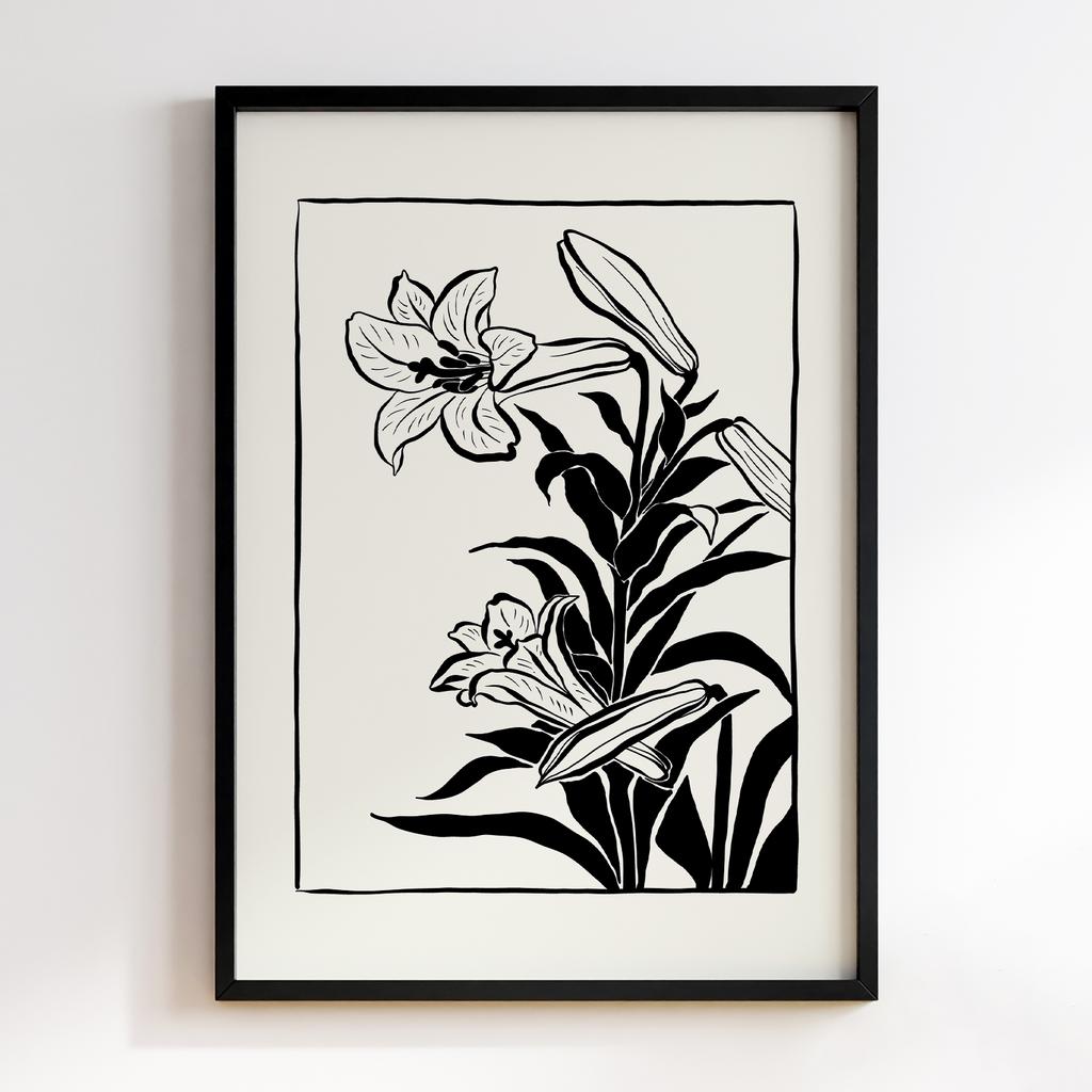 Постер Modern Flowers Art MF1394