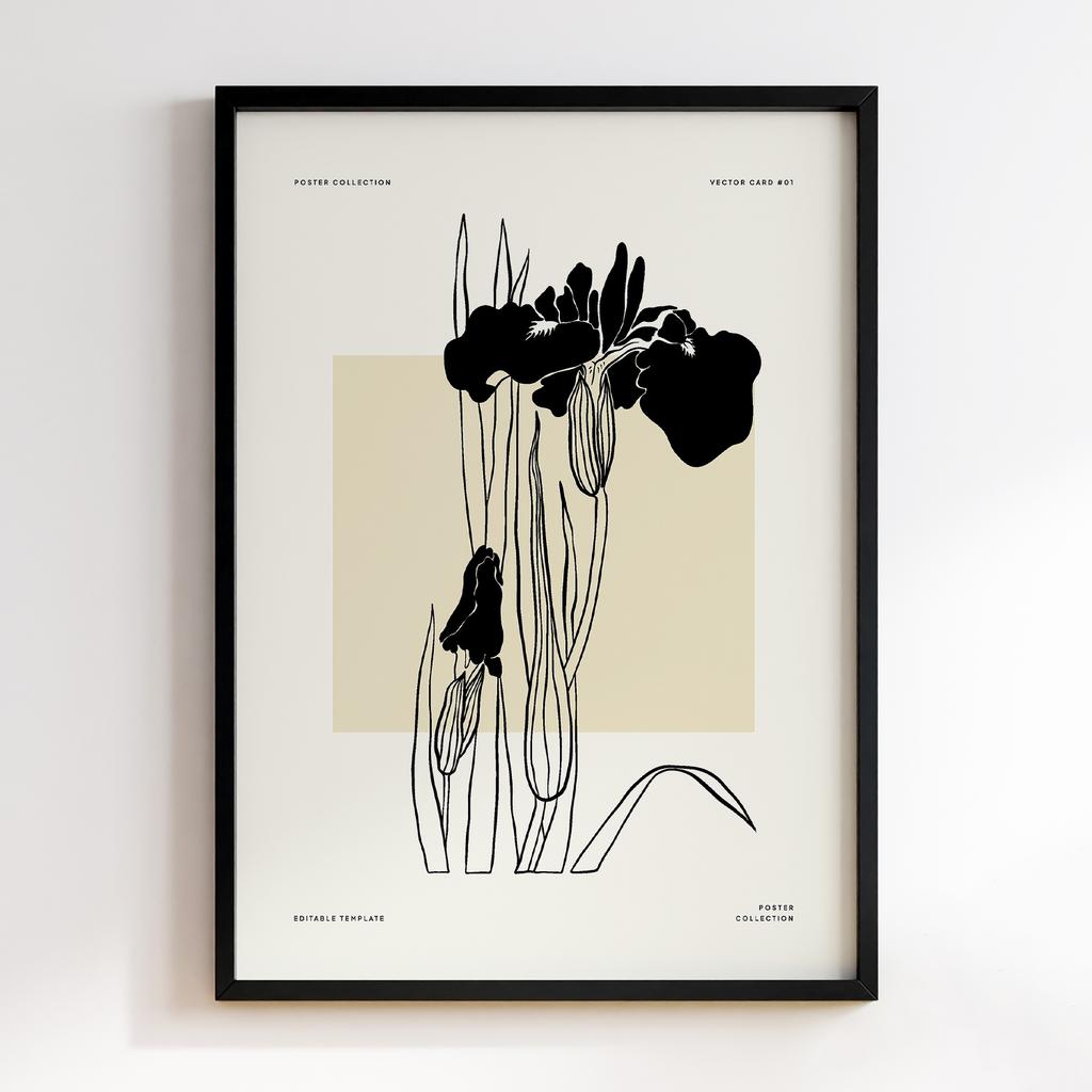 Постер Modern Flowers Art MF1395