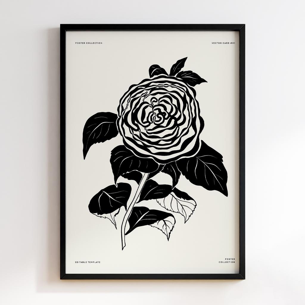 Постер Modern Flowers Art MF1396