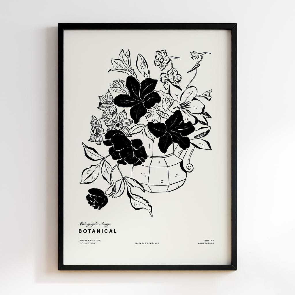 Постер Modern Flowers Art MF1399