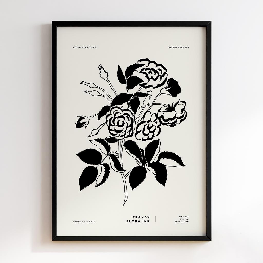 Постер Modern Flowers Art MF1401