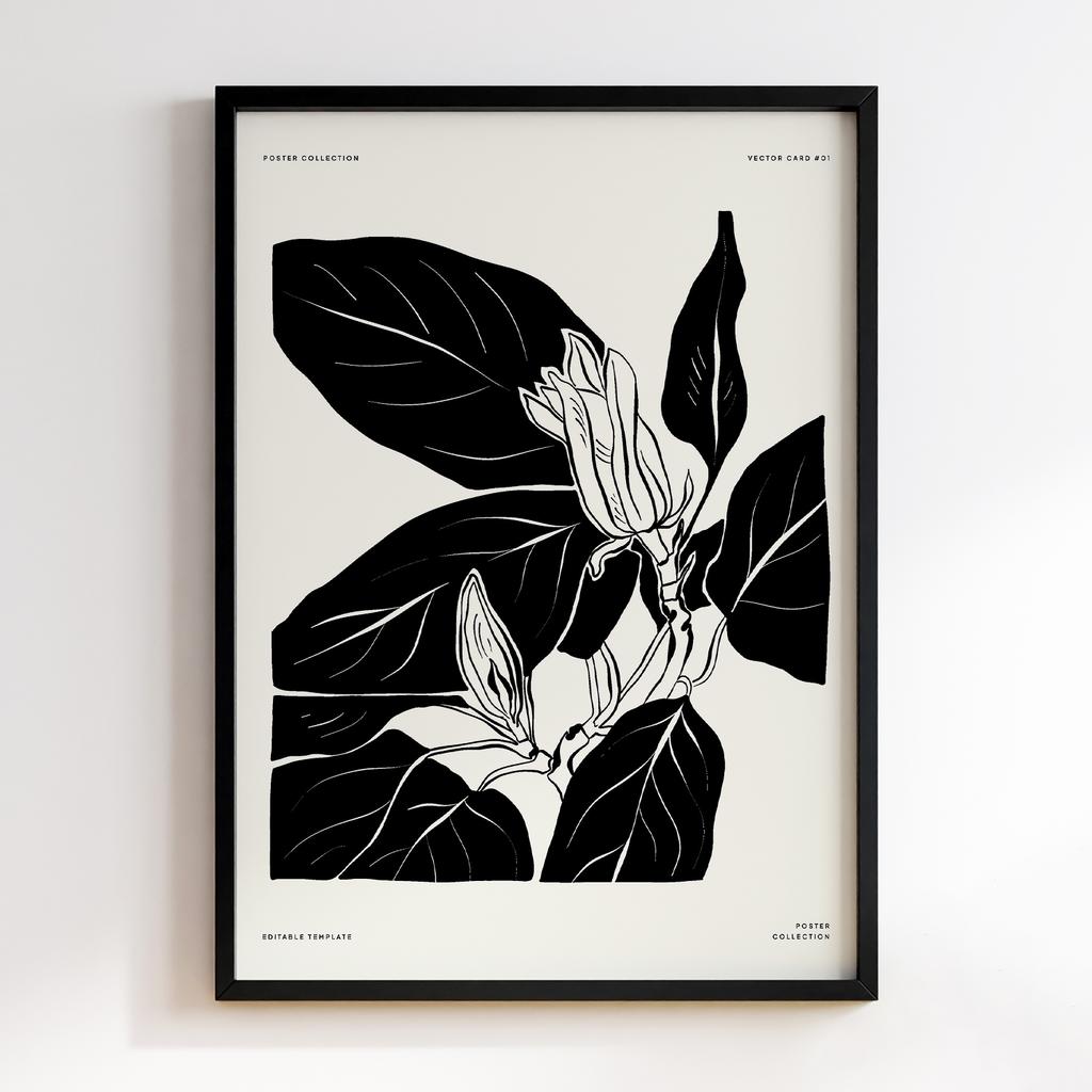 Постер Modern Flowers Art MF1405