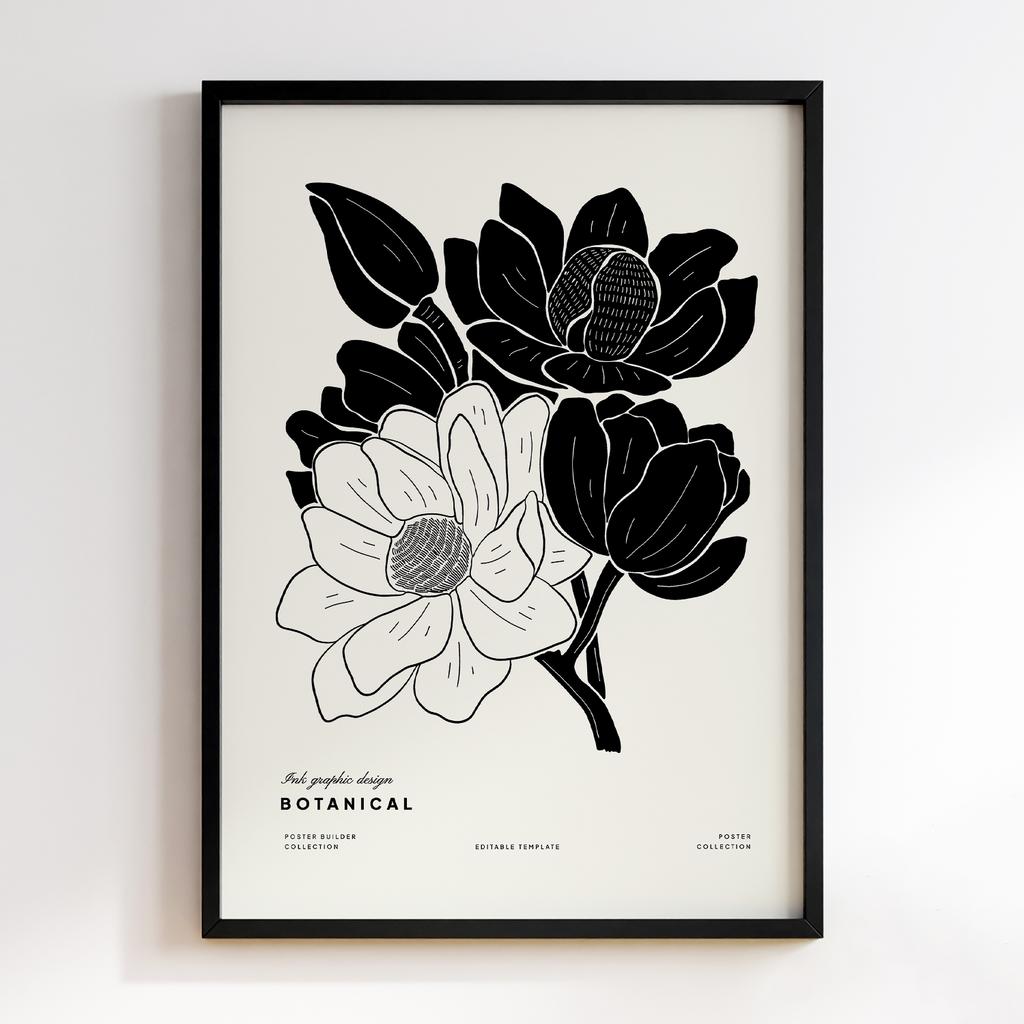 Постер Modern Flowers Art MF1409