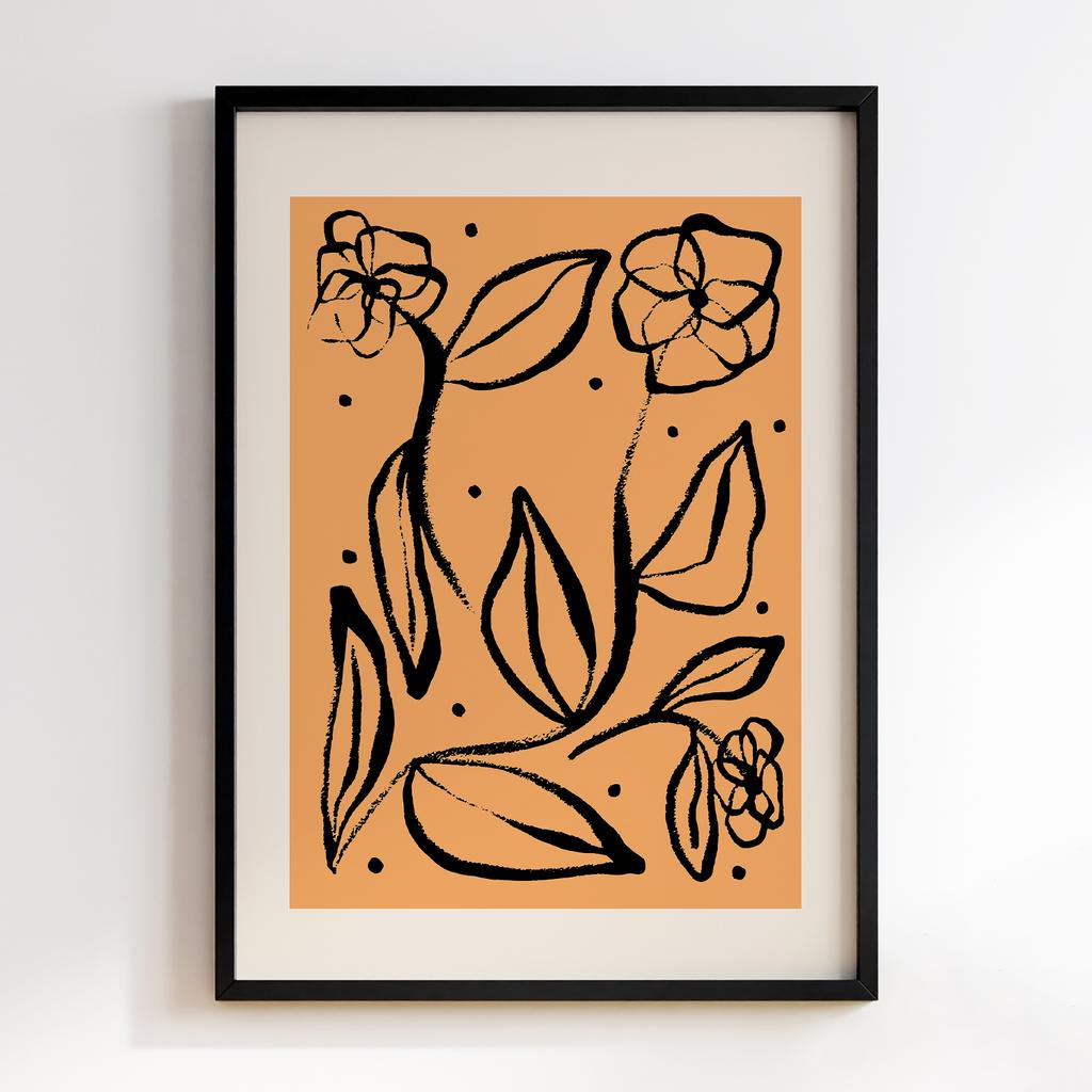 Постер Modern Flowers Art MF1478