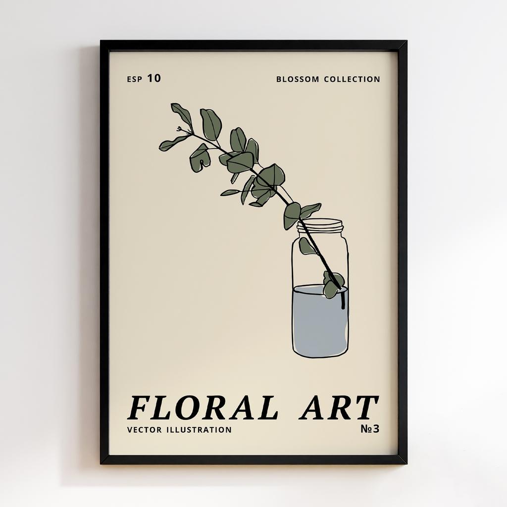 Постер Modern Flowers Art MF1530