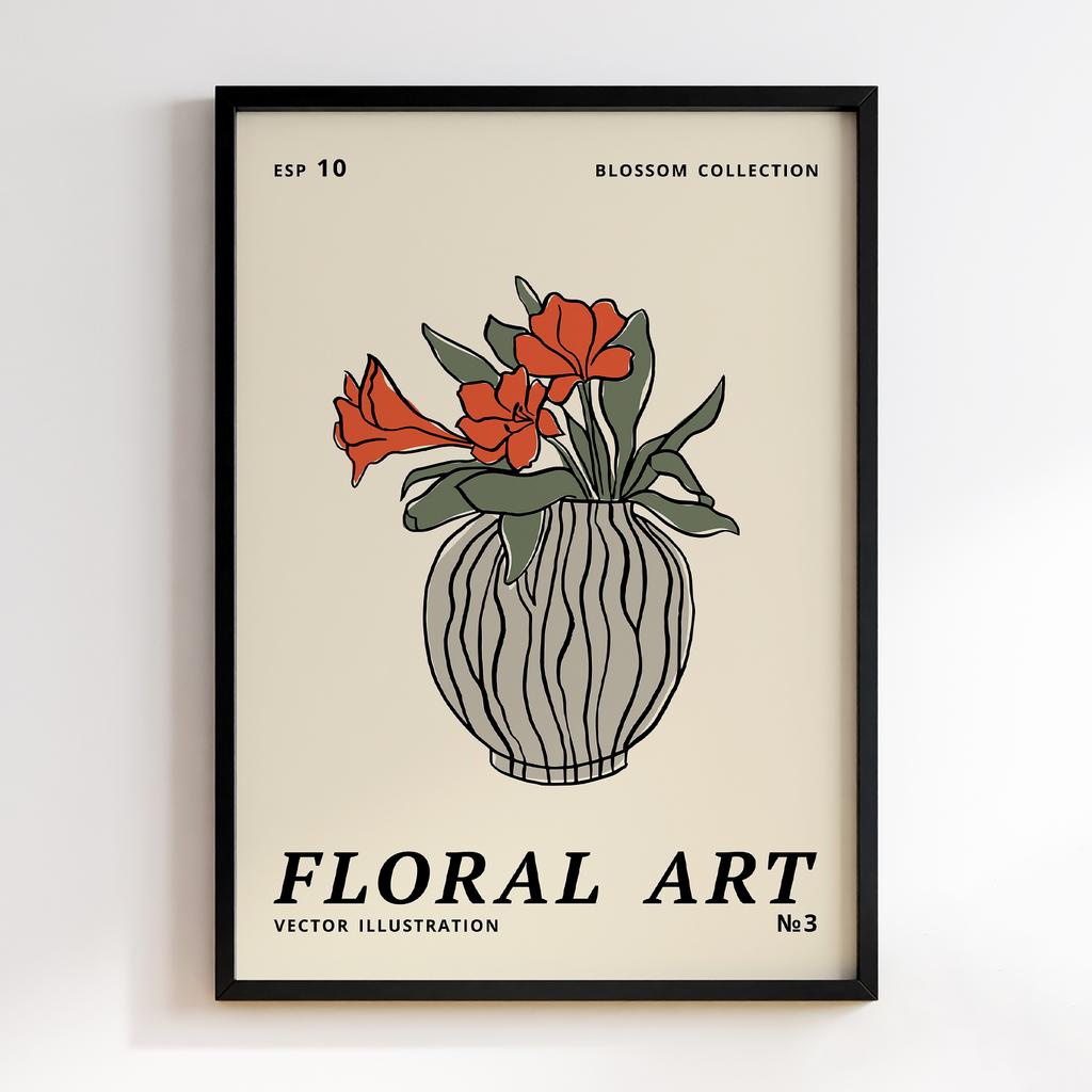 Постер Modern Flowers Art MF1531