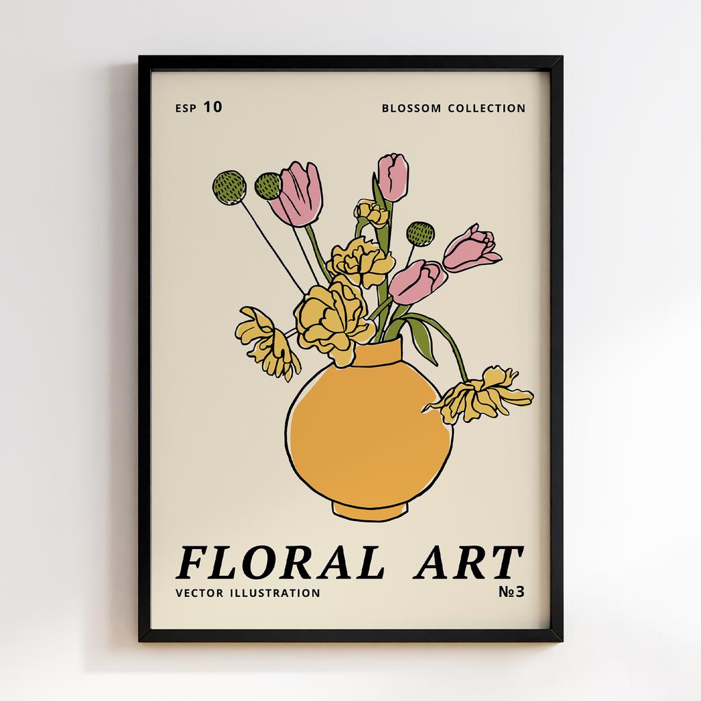 Постер Modern Flowers Art MF1532