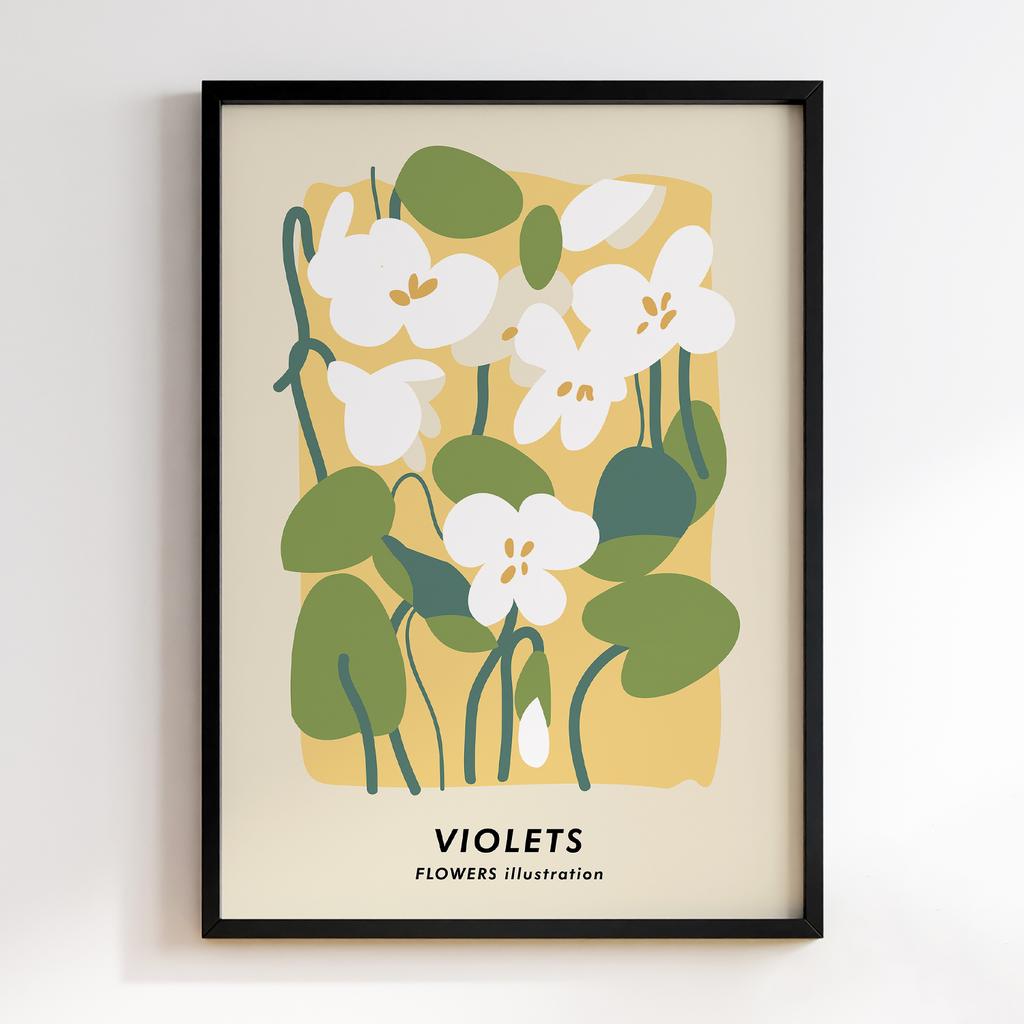 Постер Modern Flowers Art MF1541