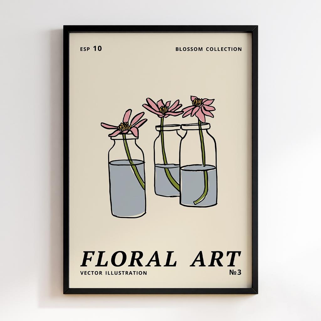 Постер Modern Flowers Art MF1544