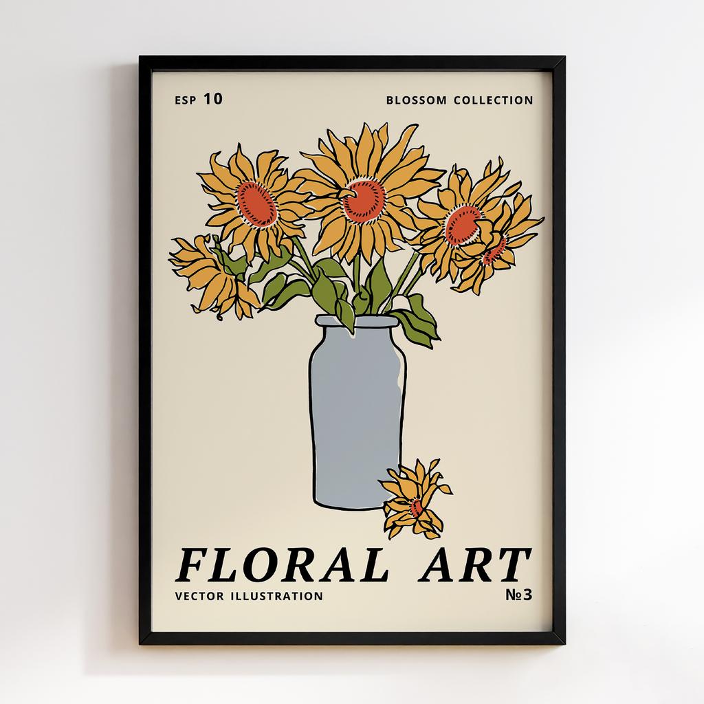 Постер Modern Flowers Art MF1546