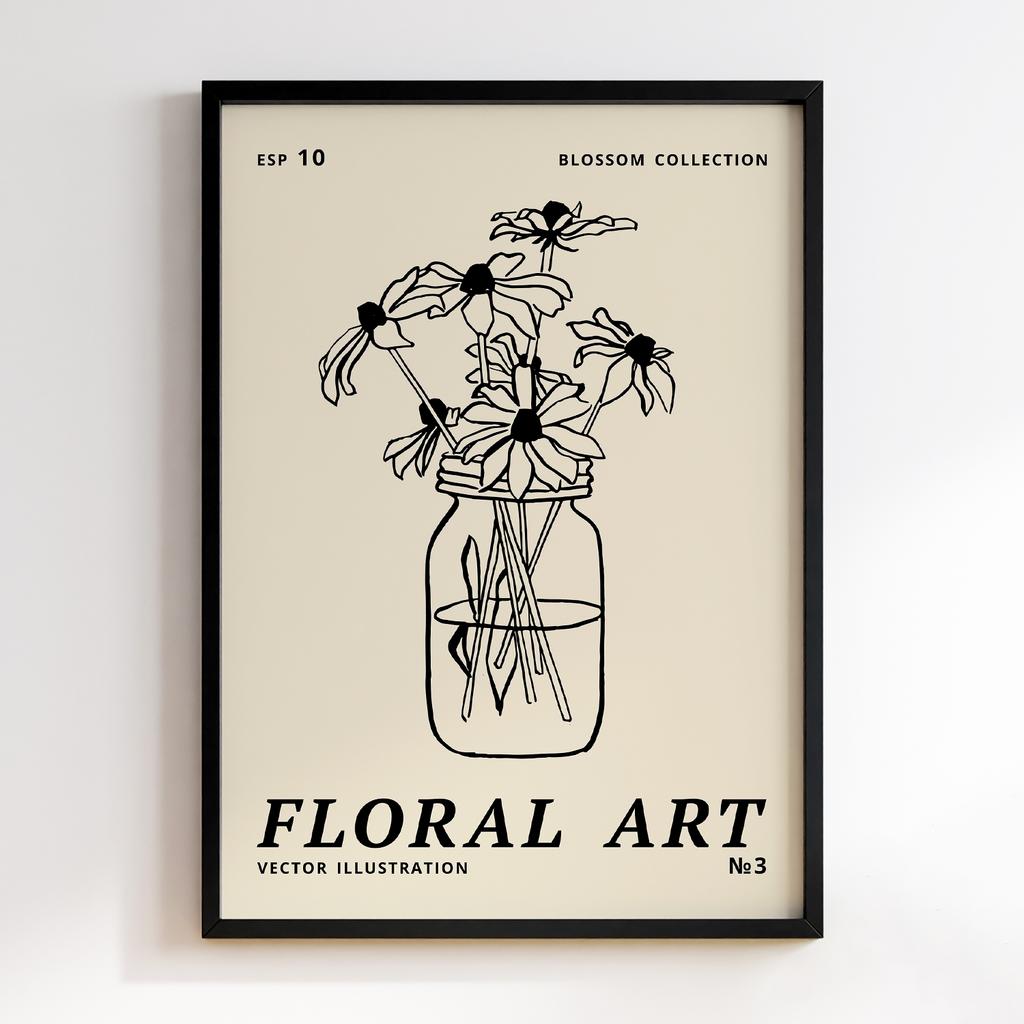 Постер Modern Flowers Art MF1547