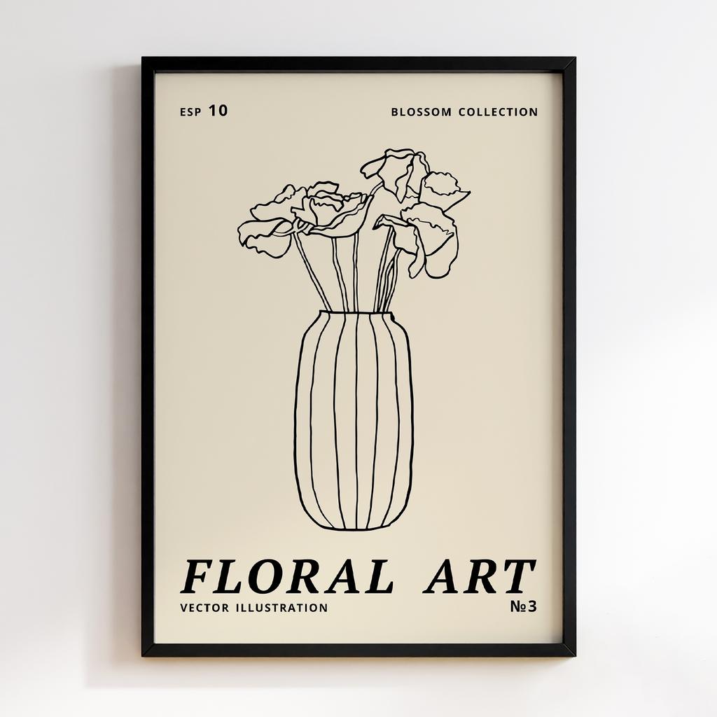 Постер Modern Flowers Art MF1548