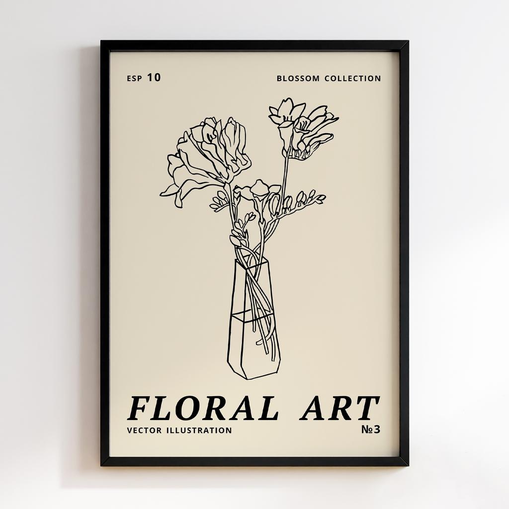 Постер Modern Flowers Art MF1549