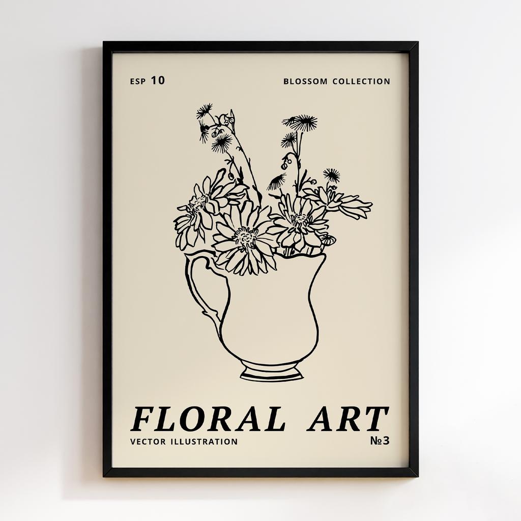 Постер Modern Flowers Art MF1550