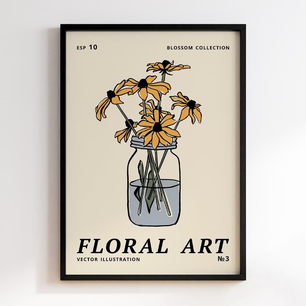 Постер Modern Flowers Art MF1551