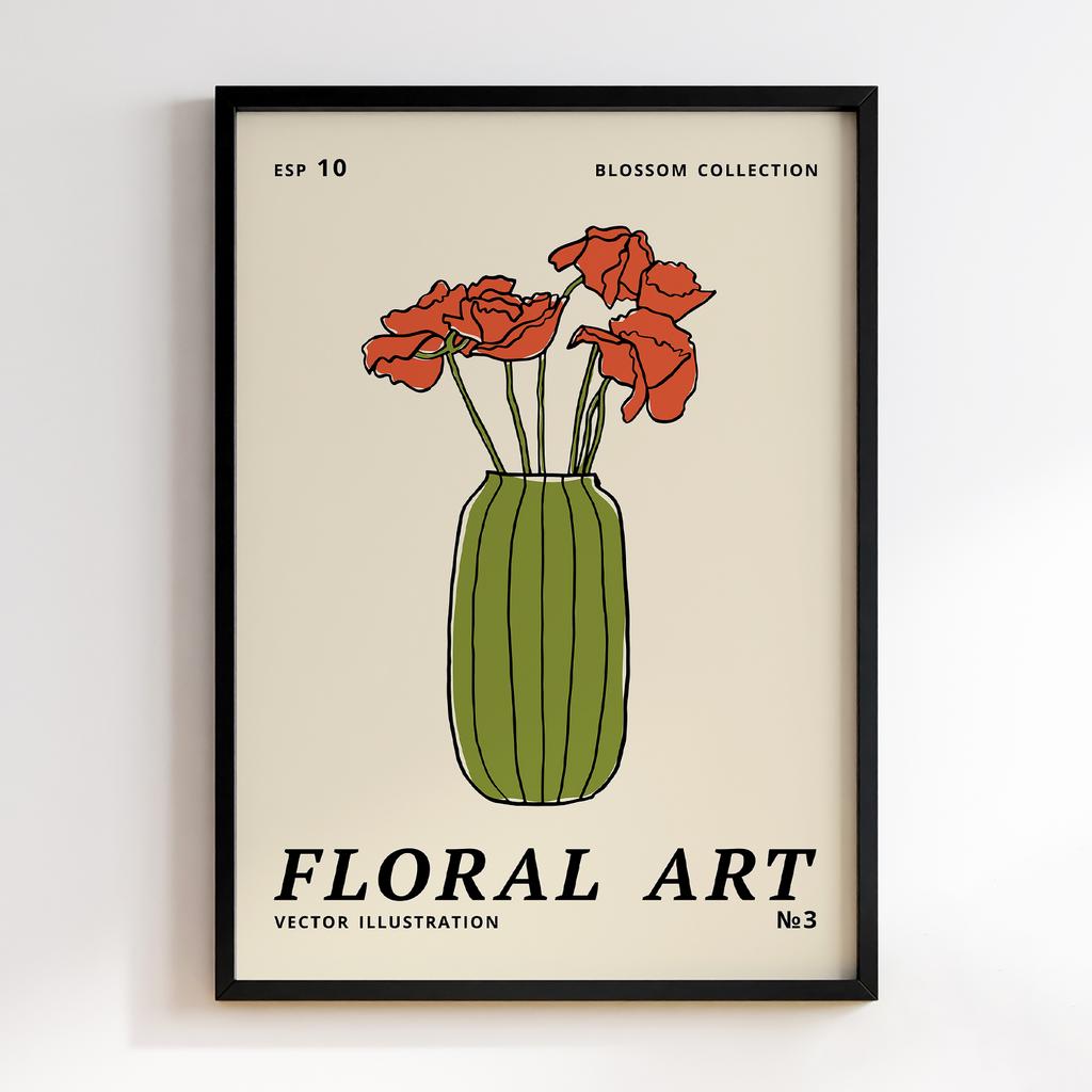 Постер Modern Flowers Art MF1552