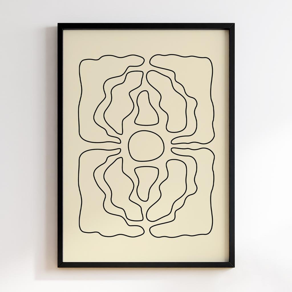 Постер Modern Flowers Art MF1574