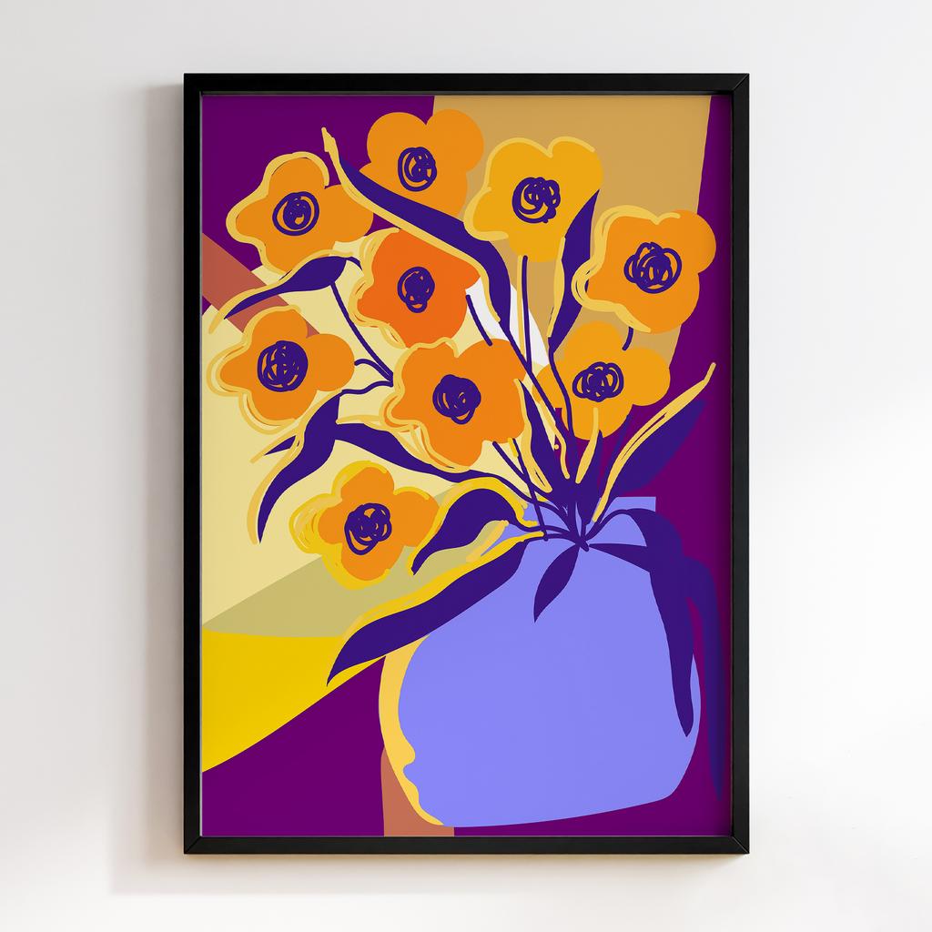 Постер Modern Flowers Art MF1605