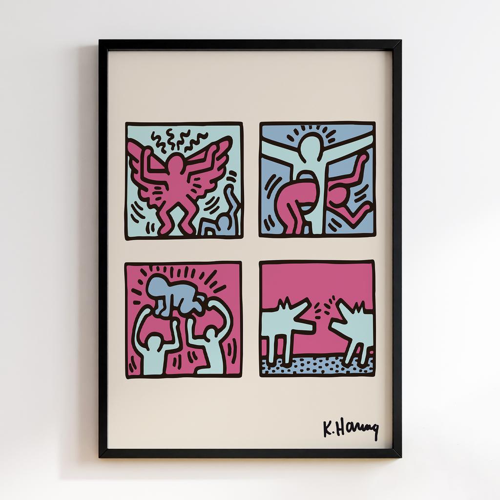 Постер Кіт Харінг (Keith Haring) KG109