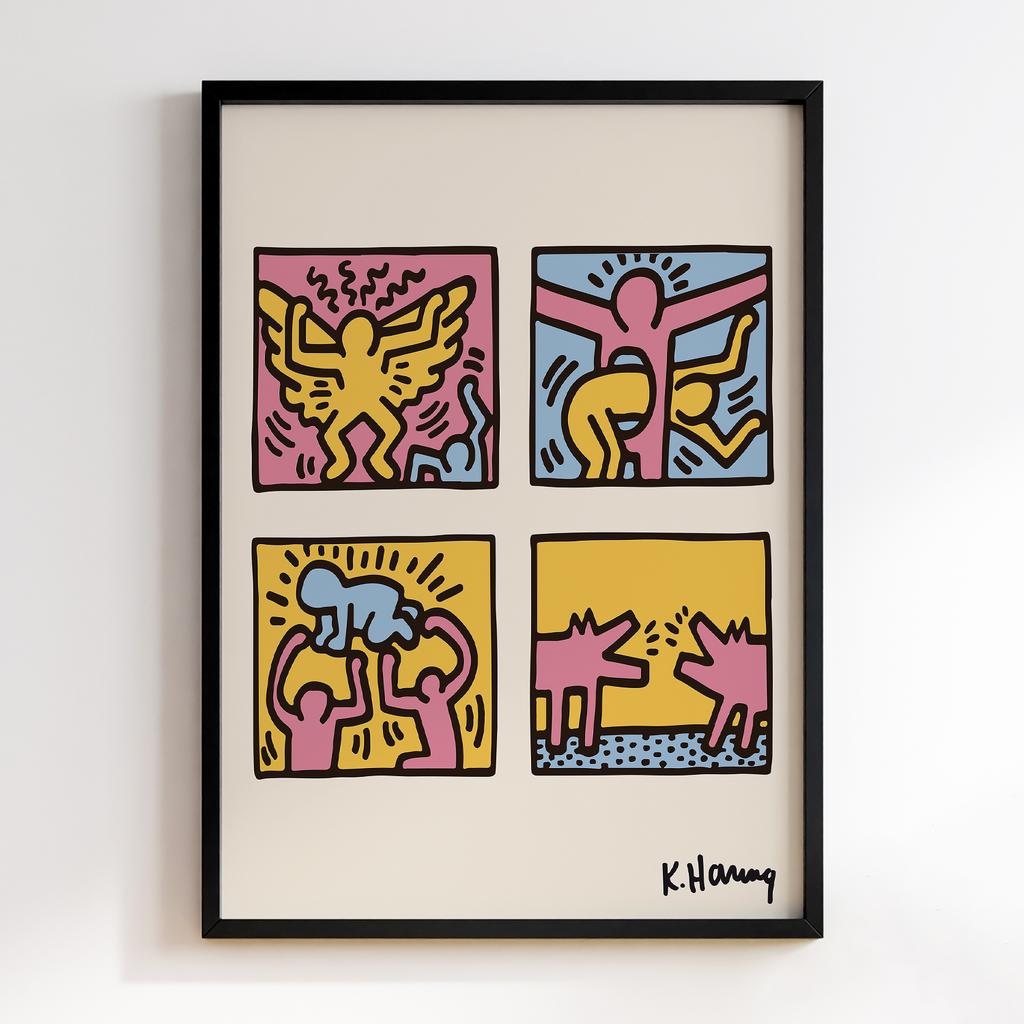 Постер Кіт Харінг (Keith Haring) KG110