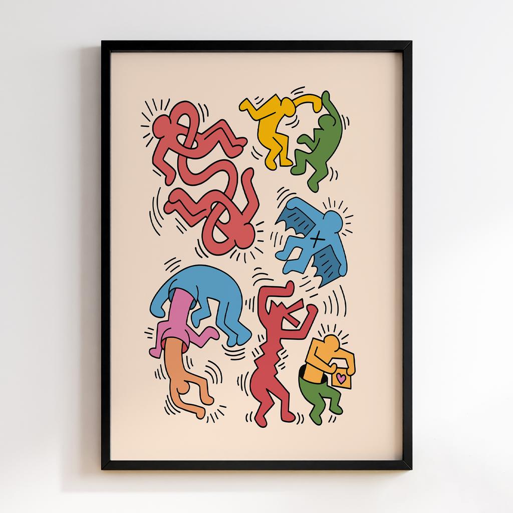 Постер Кіт Харінг (Keith Haring) KG129