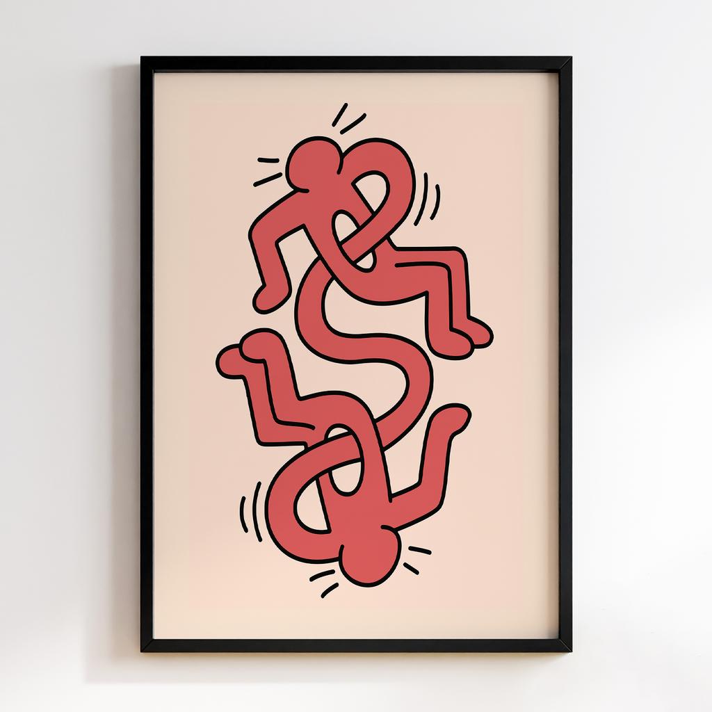 Постер Кіт Харінг (Keith Haring) KG130
