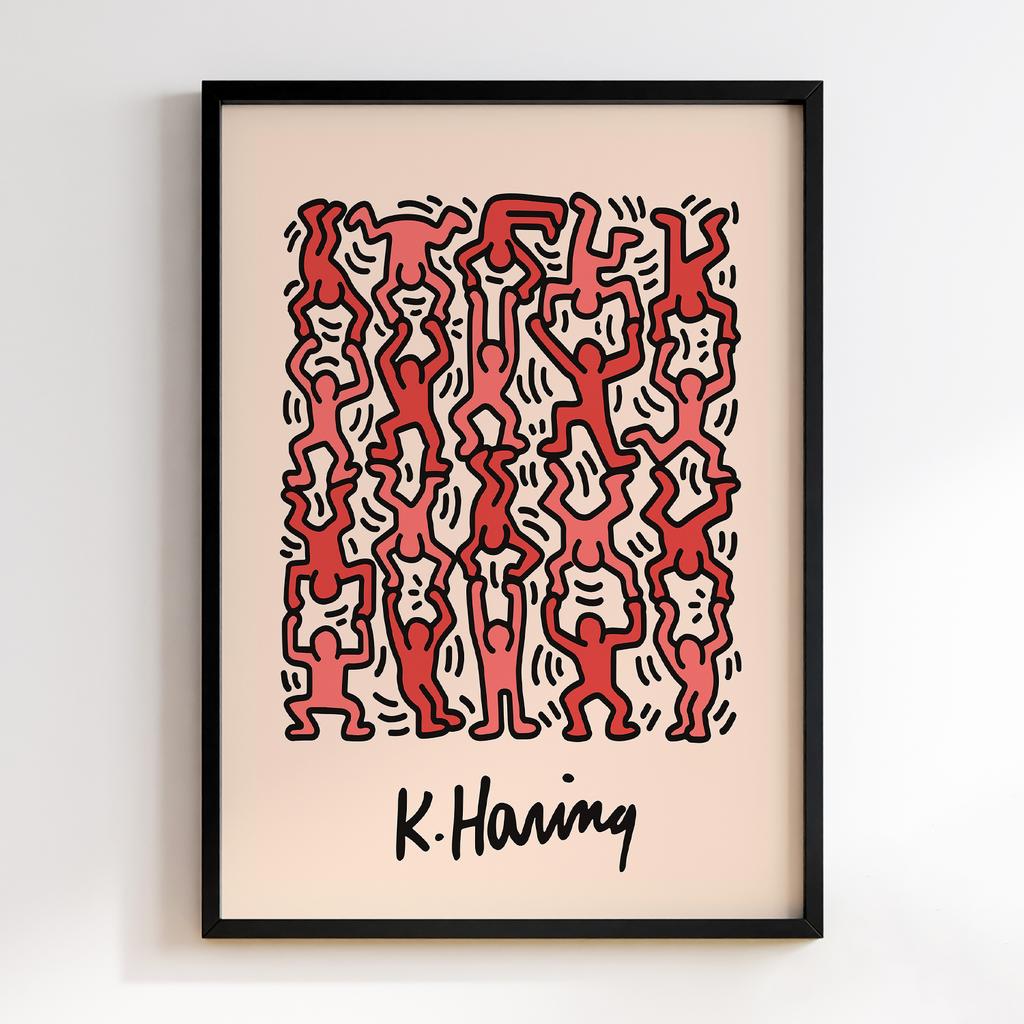 Постер Кіт Харінг (Keith Haring) KG135