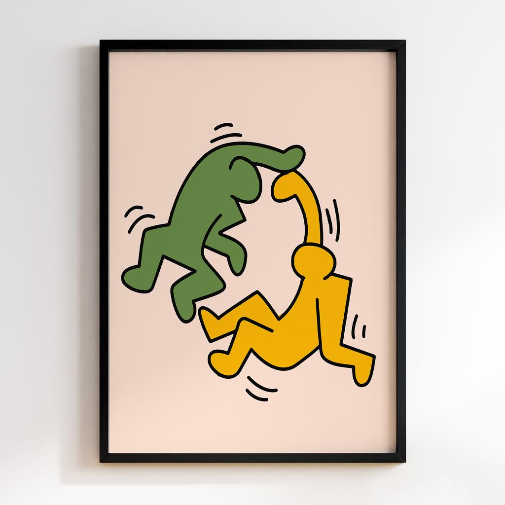 Постер Кіт Харінг (Keith Haring) KG147