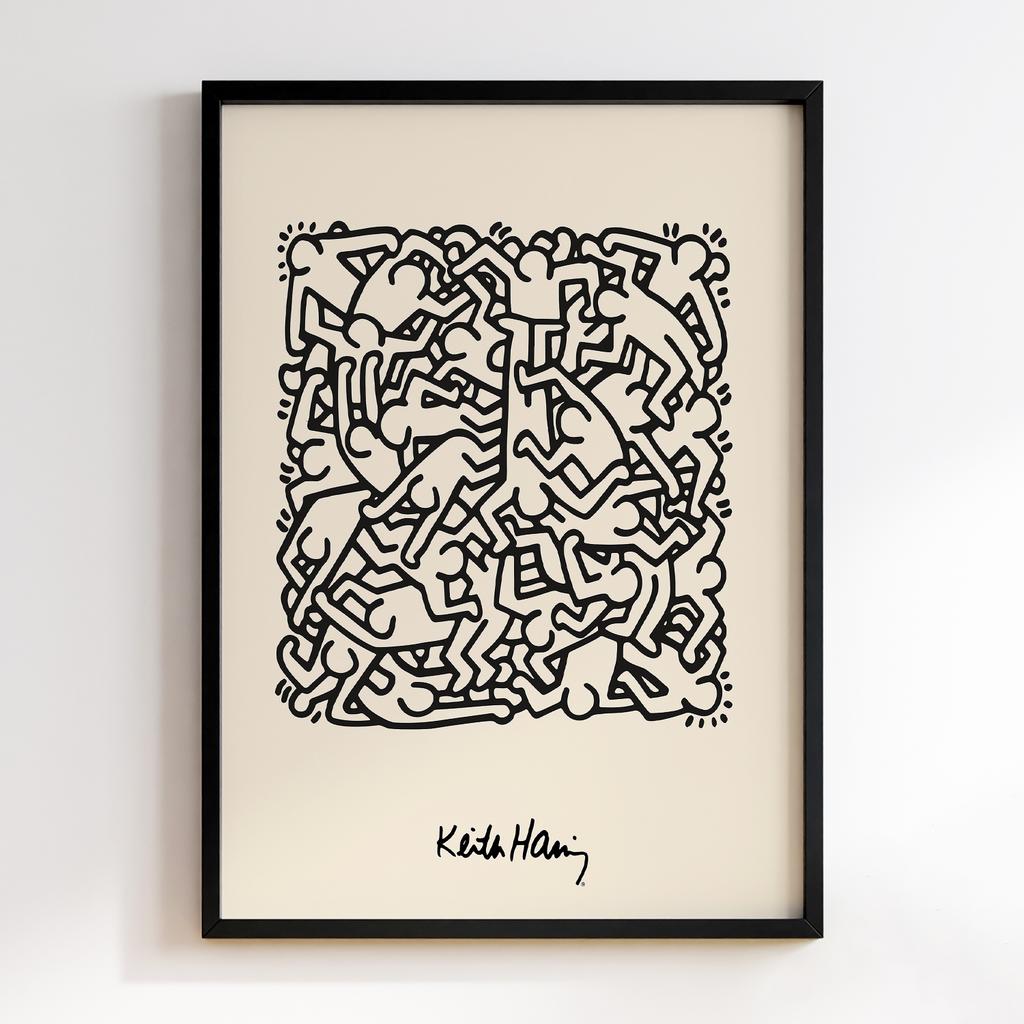 Постер Кіт Харінг (Keith Haring) KG155