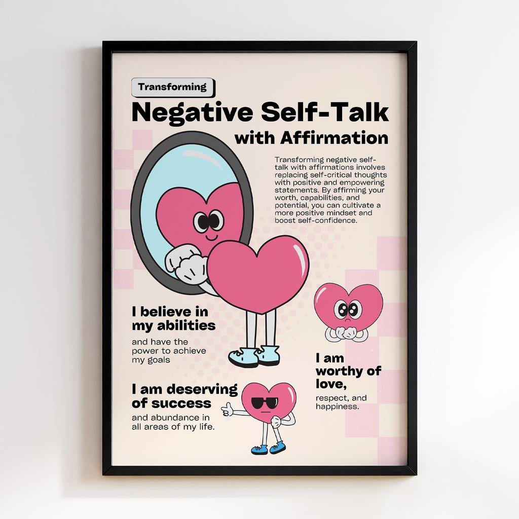 Постер Negative Self-Talk With Affirmations
