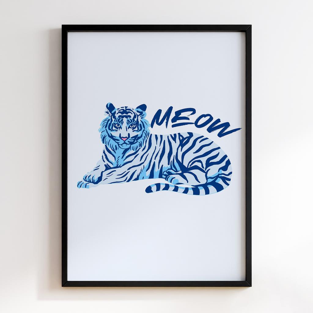 Постер Meow Tiger Art