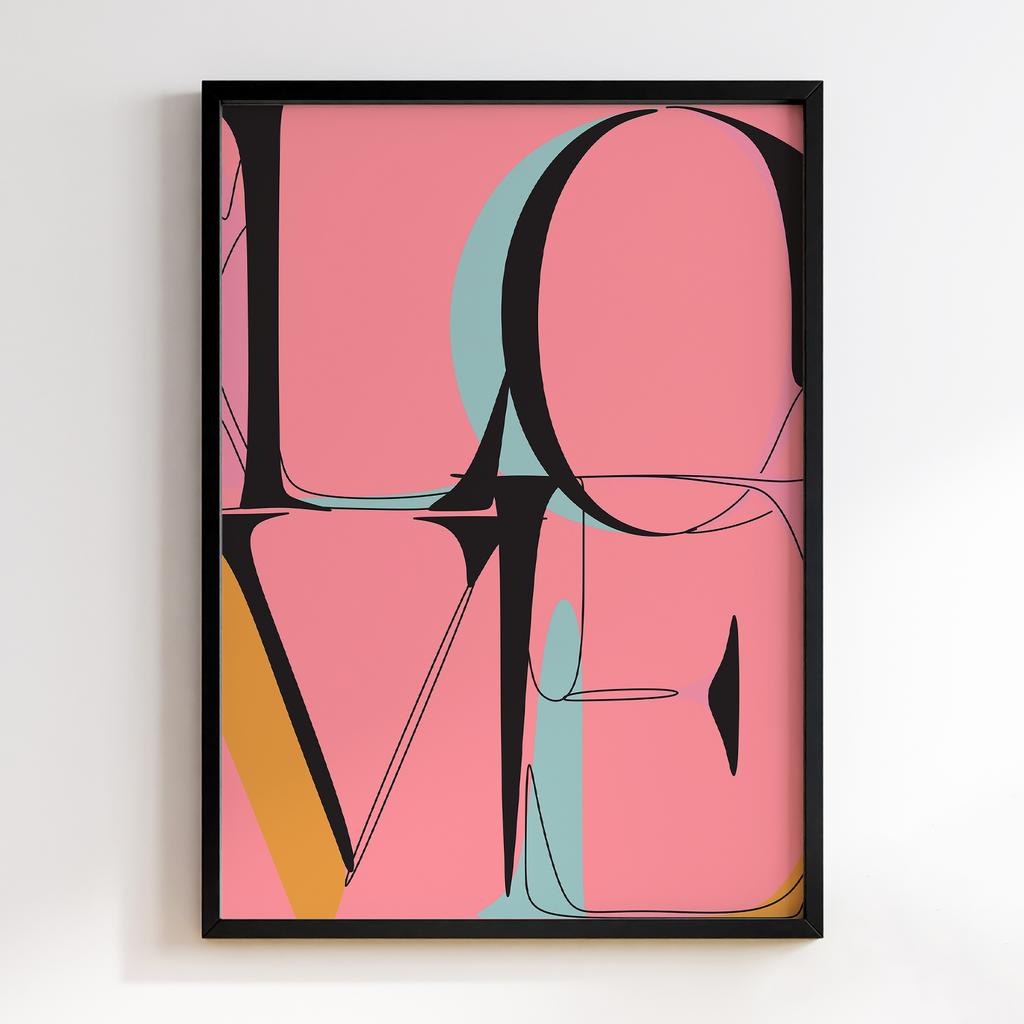 Постер Love Modern Art