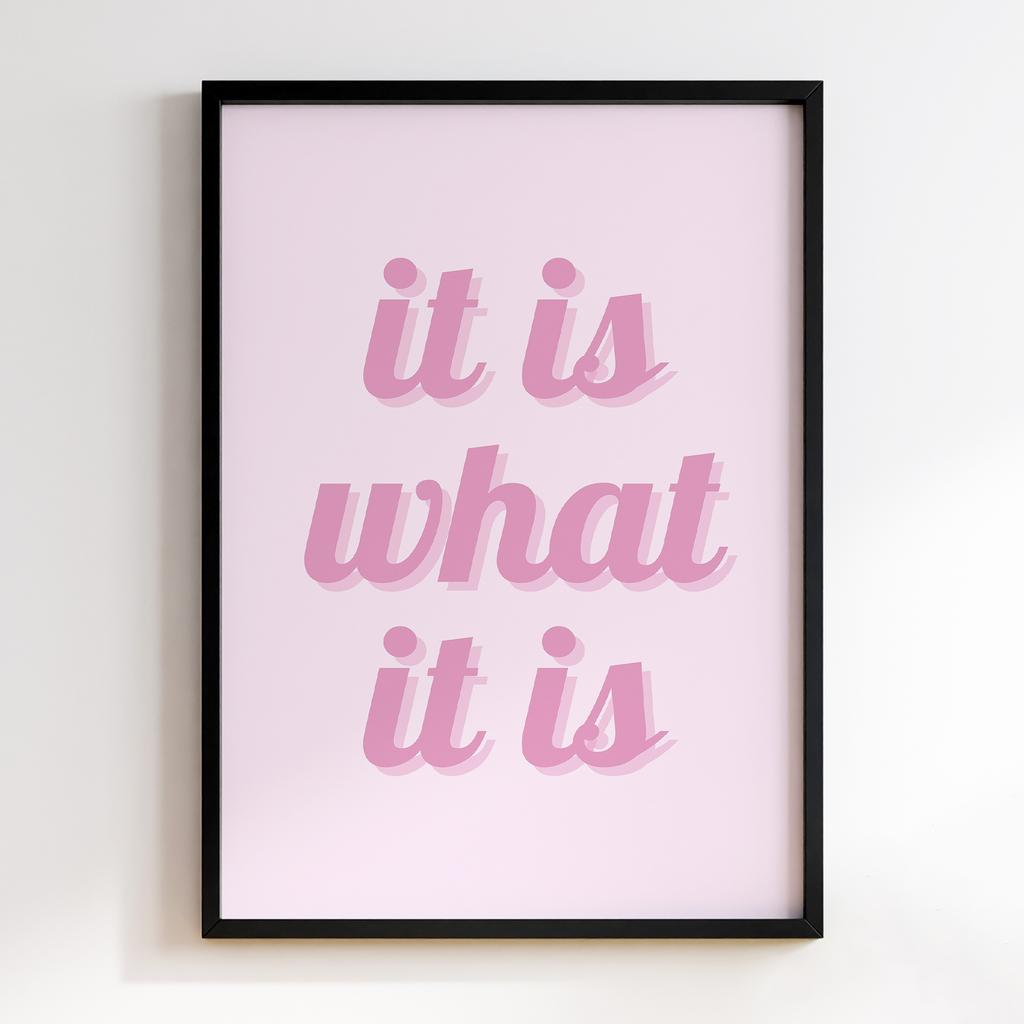 Постер It is What It is