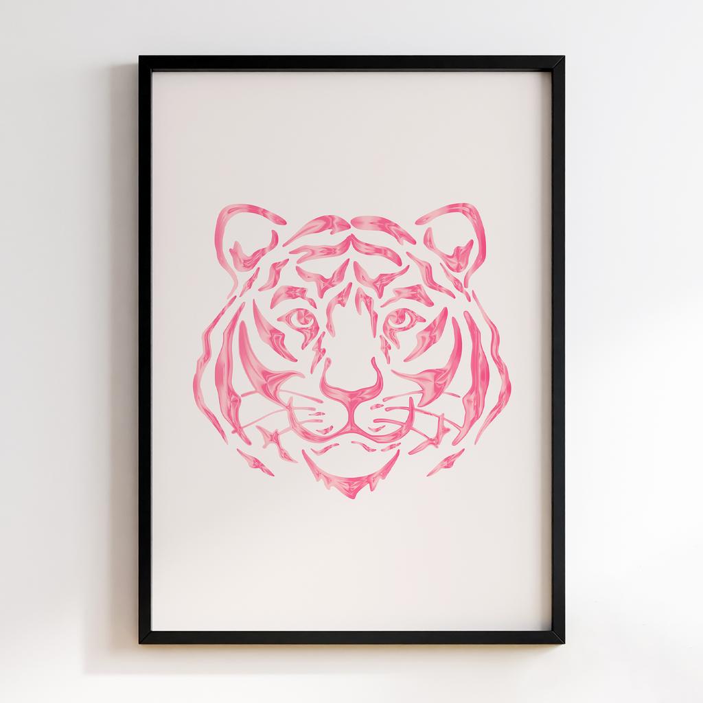 Постер Pink Tiger Art