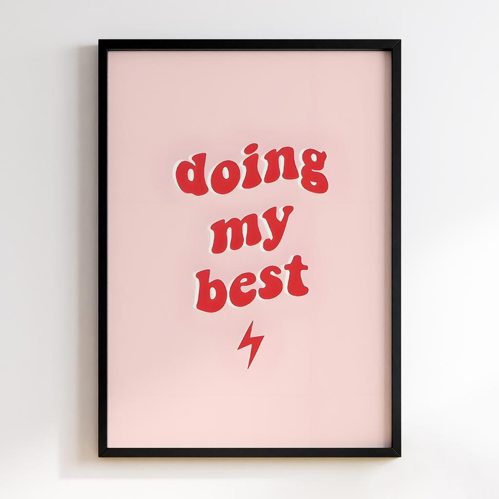 Постер Doing My Best
