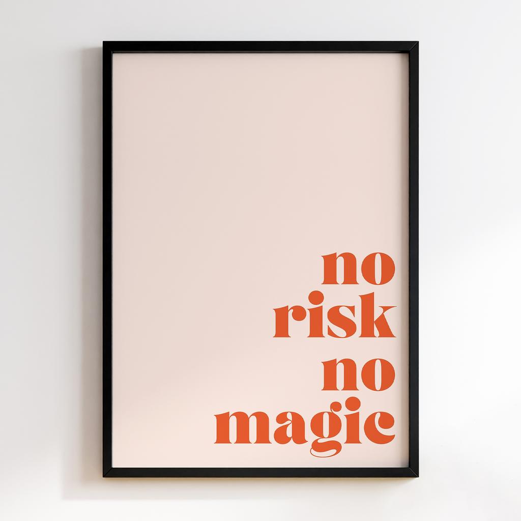 Постер No Risk No Magic