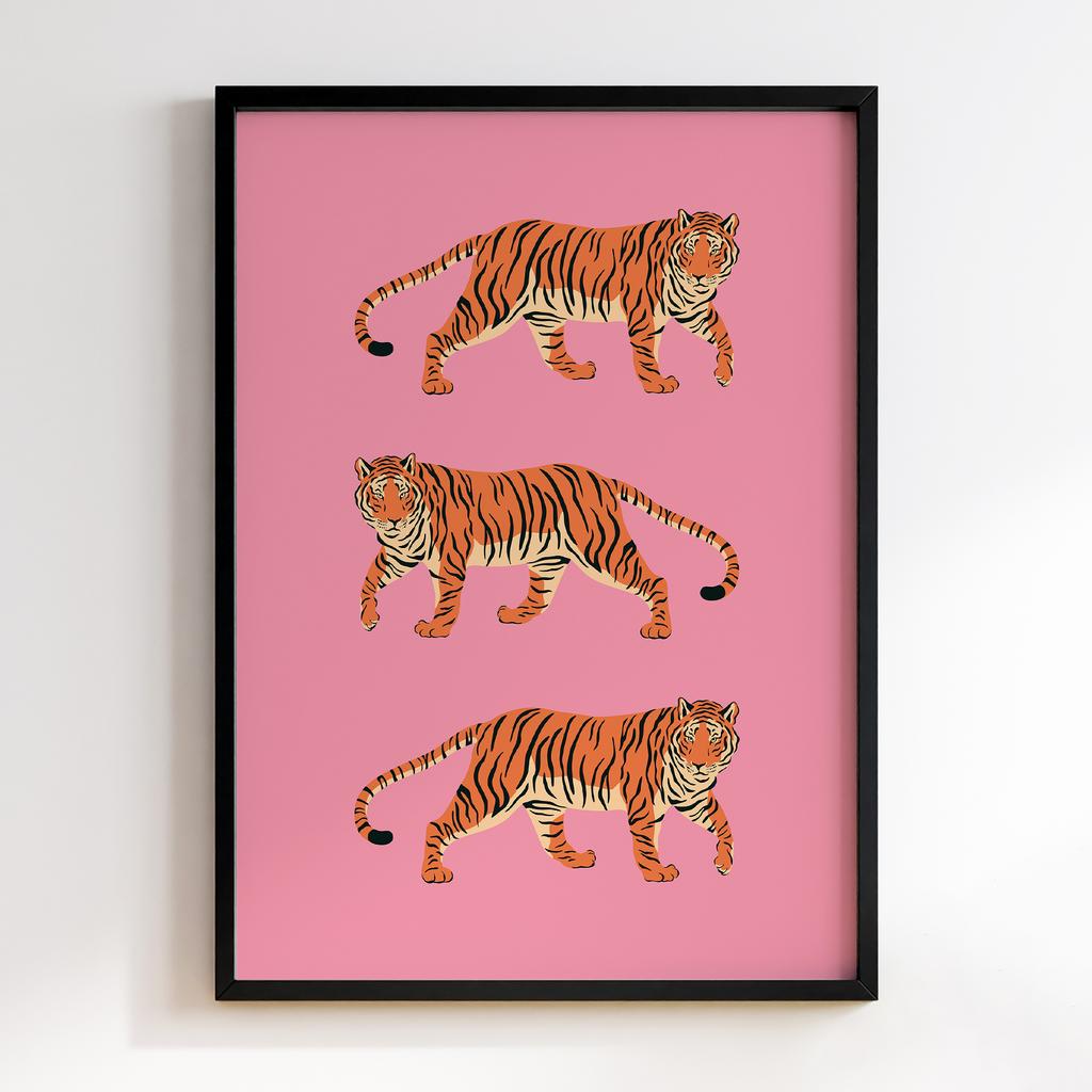 Постер Tigers Modern Art