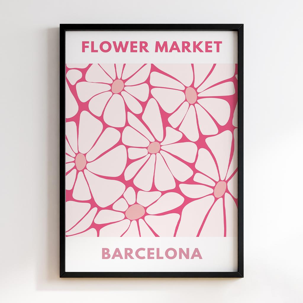 Постер Flower Market Barcelona