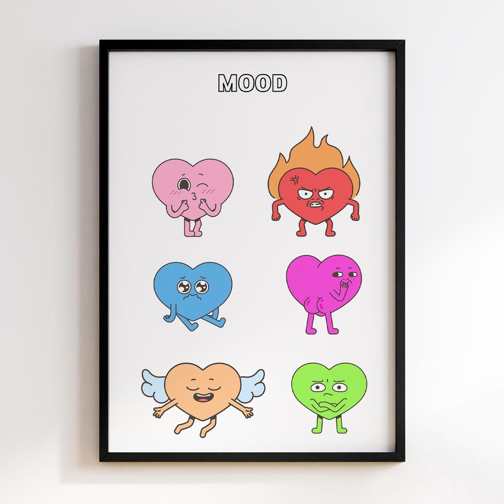 Постер Mood Hearts