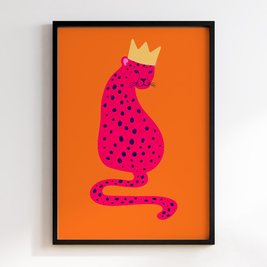 Постер Pink Leopard Corona